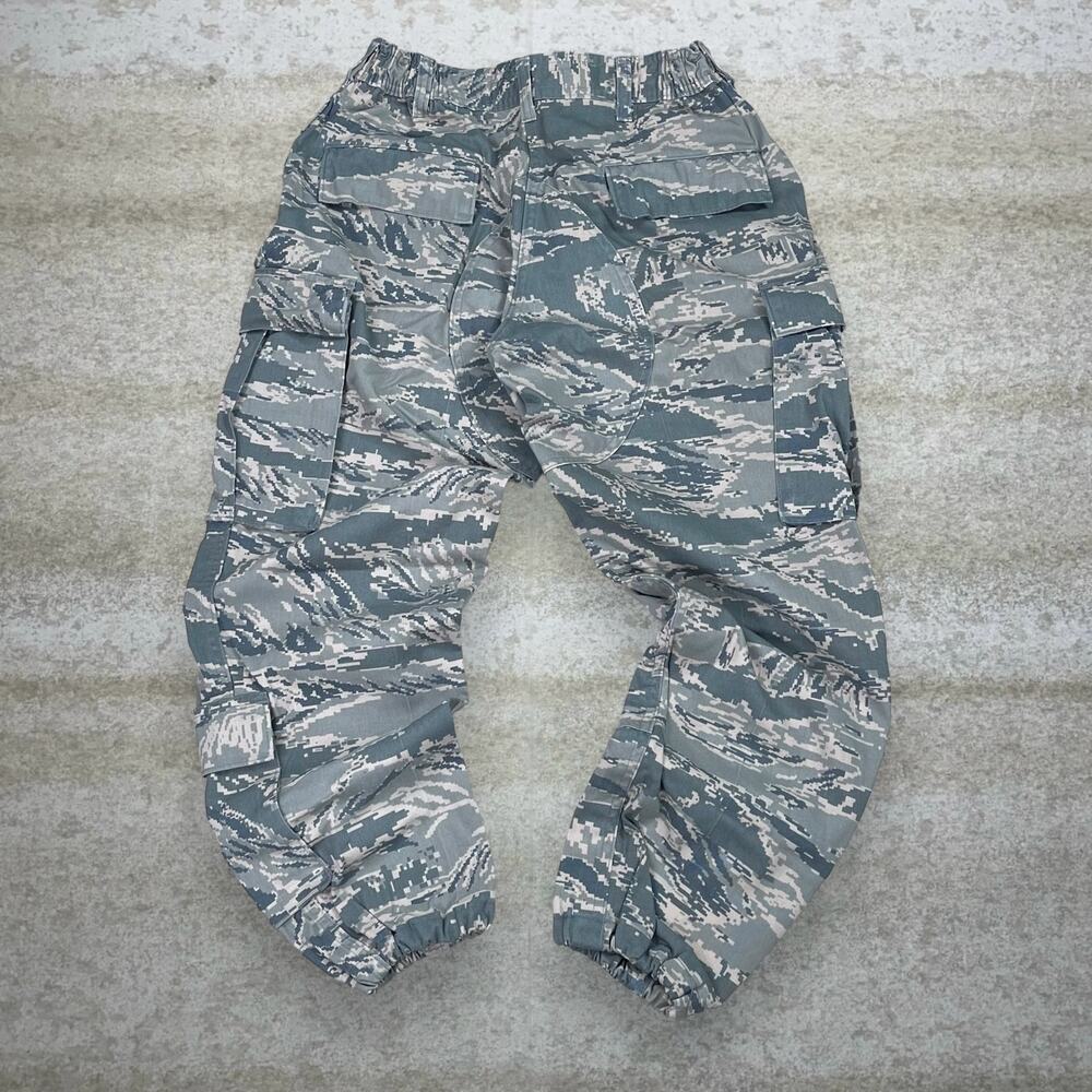 Vintage 90s Military Digital Tiger Stripe Camo Tactical Pants 28x26 Baggy Cargos